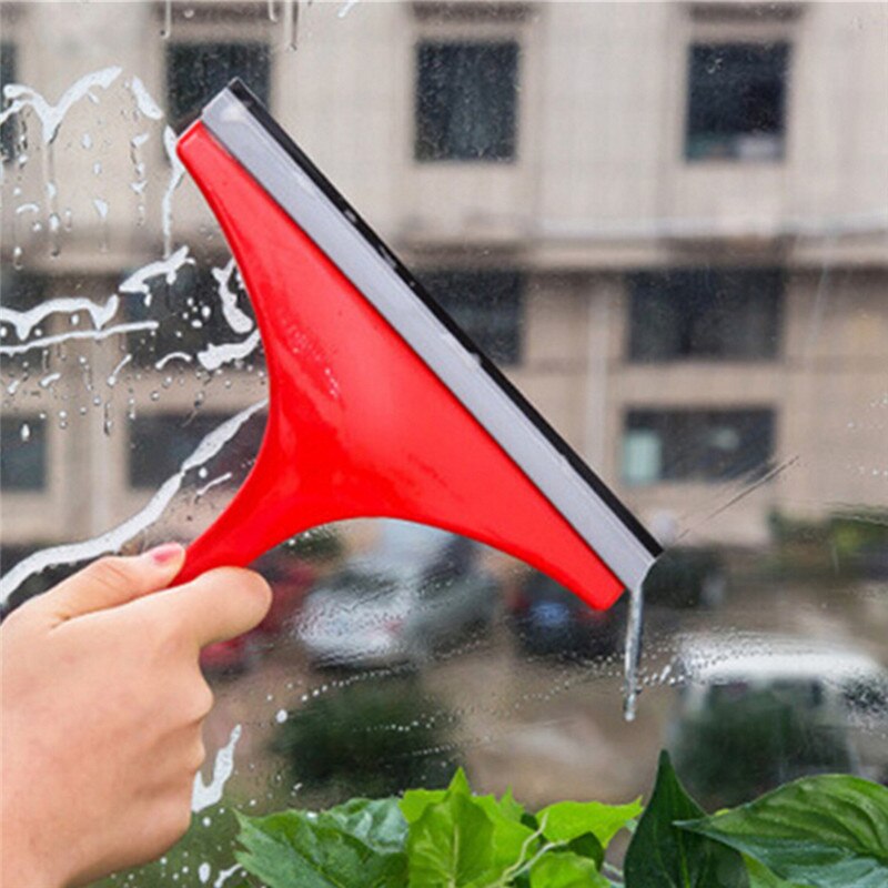 1Pc Auto Siliconen Water Wisser Zeep Cleaner Schraperblad Squeegee Car Vehicle Voorruit Venster Wassen Cleaning Willekeurige