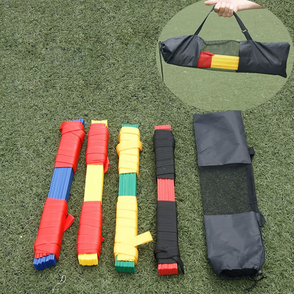 4m 8 Section Outdoor Football Training Ladder Rope Ladder Ladder Football Ladders Training Ladder Speed Ladders