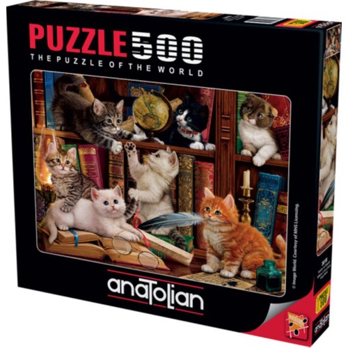 Anatolian Katten En Boeken 500 Stuk Puzzel