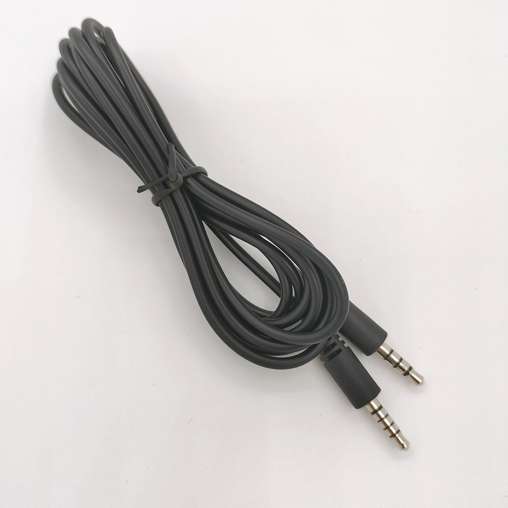 Cable de audio macho a macho Jack de 5 polos a 4 polos de 3,5 mm 1M