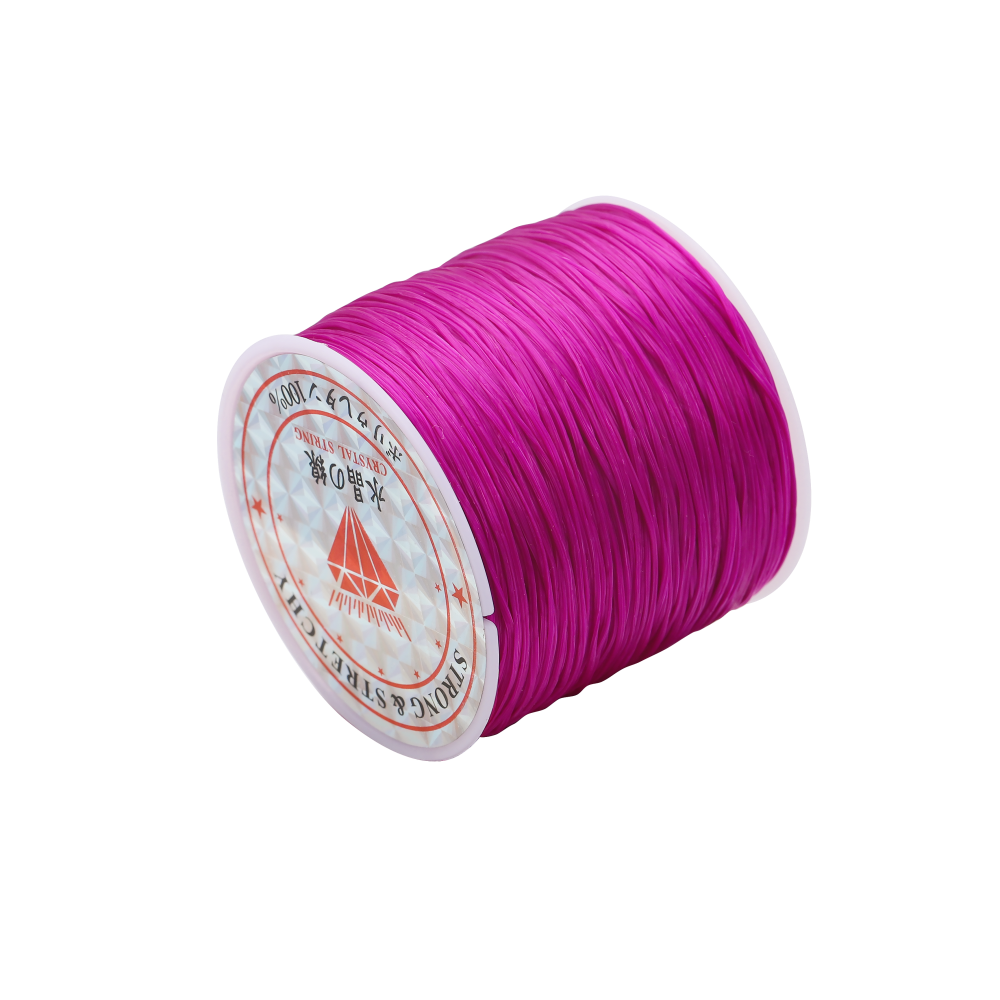 40Meters/roll Black White Stretch Elastic Cord For Bracelet Necklace Nylon Beading Cord String Thread Diy Jewelry Making Supplie: Gold