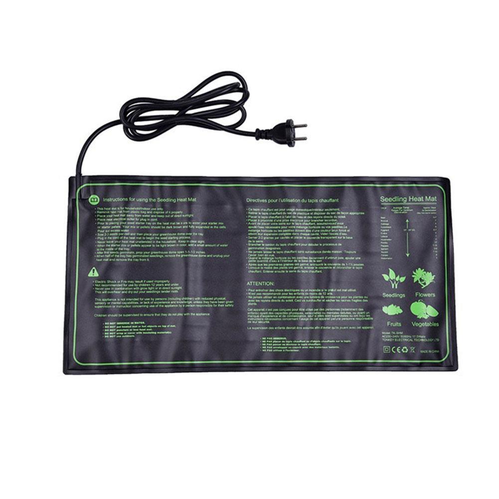 Estera de calor para semillero impermeable, estación de germinación duradera, almohadilla de calefacción hidropónica cálida para interior, hogar, jardinería, semillas, 30x10 pulgadas