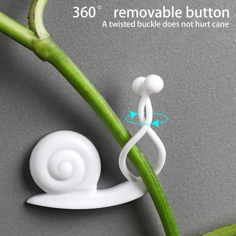 Climbing Plant Clips Wall Mounting Clips Self-Adhesive Plant Clips Plant Ties For Support And Fixing Plants Home Office