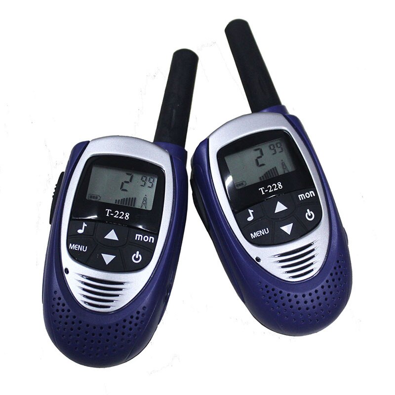 2 sztuk Handheld mini dzieci walkie-talkie T228 FRS GMRS 22 kanały UHF CB radia dwukierunkowe radia domofon w/słuchawki ładowarka