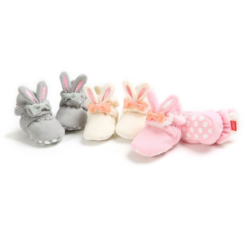 Baby Baby Meisjes Winter Warm Sneeuw Laarsjes Soft Sole Crib Schoenen Warm Anti Slip Laarzen Prewalker