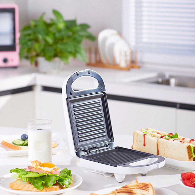 220v multifunktionelle elektriske mini nødder vaffel sandwich maker panini bbq grill maskine morgenmad maker kage maker