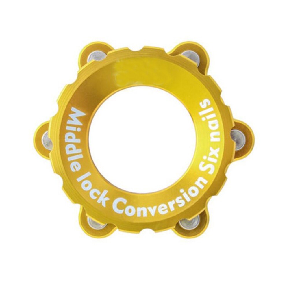 Accessoires de cyclisme pour frein à disque en alliage d'aluminium, pièces de vélo, moyeux de verrouillage central, adaptateur de verrouillage central, siège de Conversion