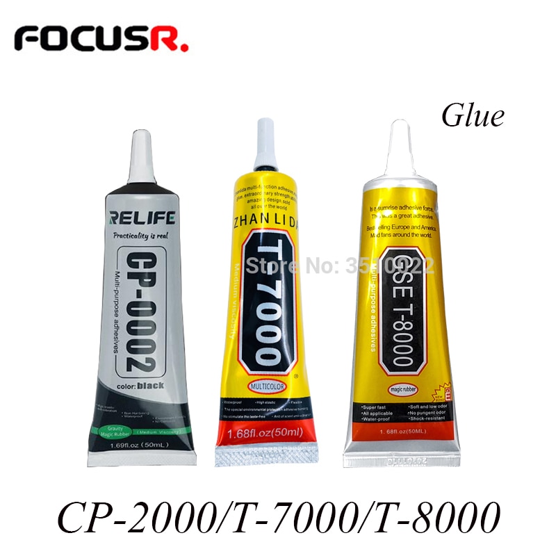 GSE CP-2000 T7000 T8000 Glue For LCD Screen Display Middle Frame Bezel Back Cover Glass Repair Using Repair Tool Sets