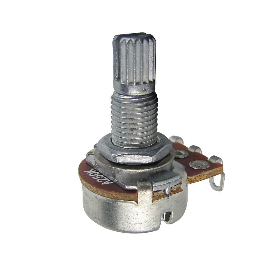 Fleor 8 stück Mini-Potentiometer für e-gitarre und Bass, 250k /500k potis , 18- Keil-gitarrenteile: Lila