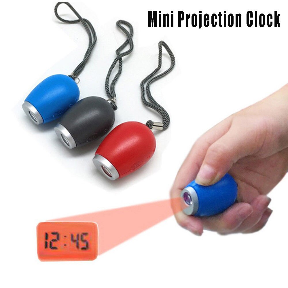 Digital Time Projection Clock Mini LED Clock With Time Projection Portable Digital Watch Night Light Magic Projector Clock