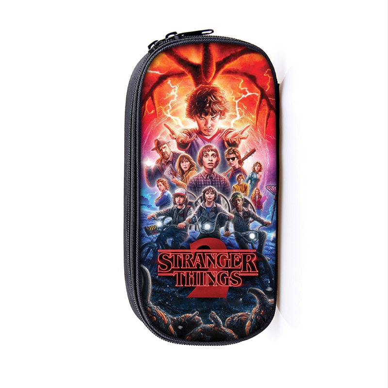 Stranger Things Cosmetic Case Pencil Bags Boys Girls School Case Children Stationary Bag Women Makeup Bag Kids Pencil Box