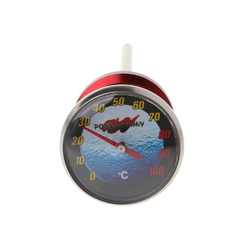 Red Color Oil Cap Tank Temperature Gauge For 110cc 125cc Motorcycle Dirt Pit Bike Parts