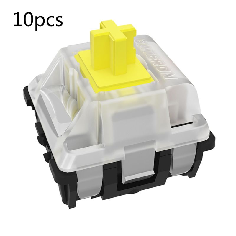Gateron Optical Switch For replace Optical Switch Mechanical Keyboard GK61 SK64 Blue, Red, Brown, Black,Yellow,Whit Axis: Yellow