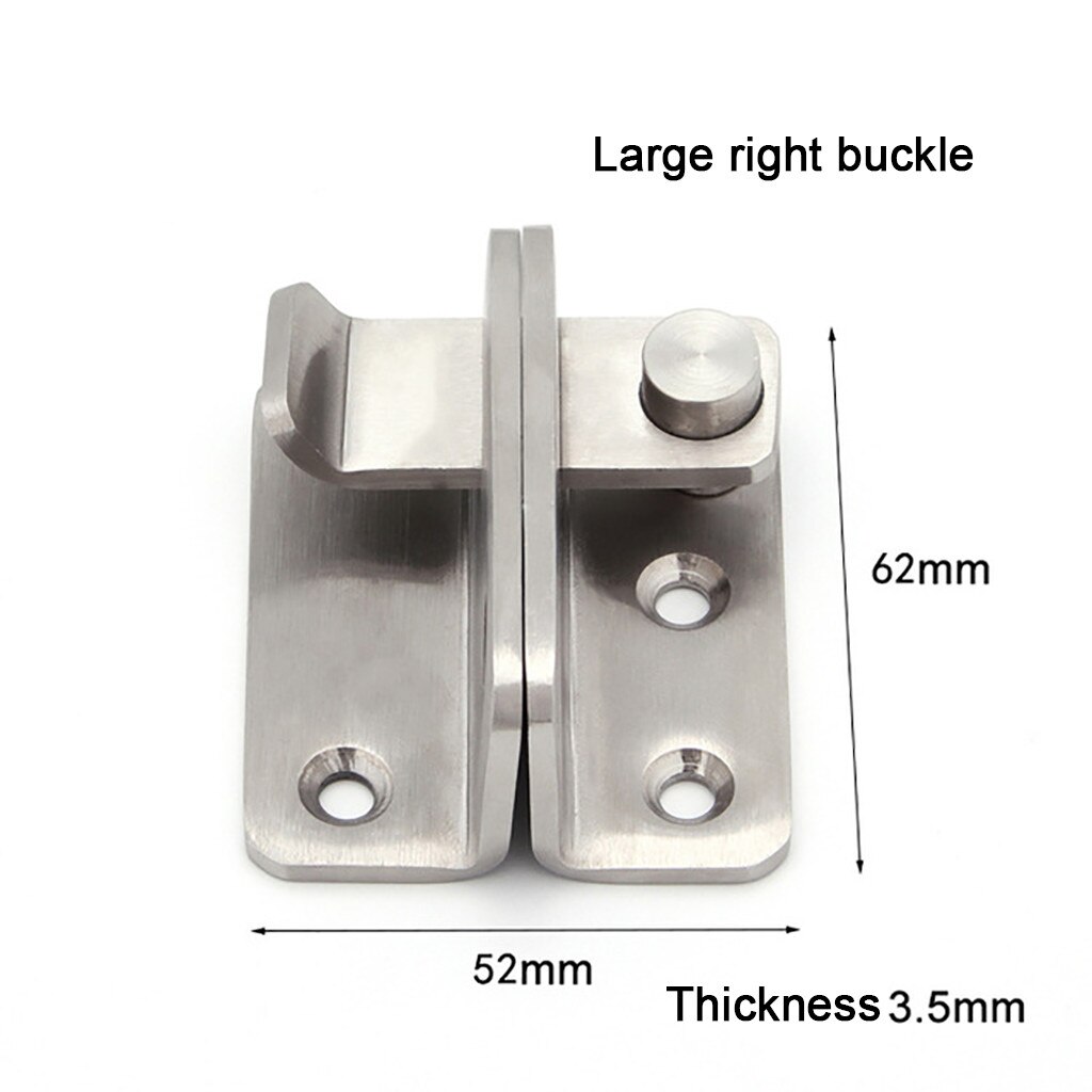Household Door Security Lock Anti-Theft Thickened Stainless Steel Door Lock: D