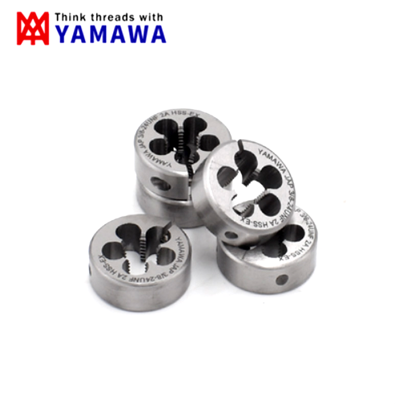 HSSE Left Hand Thread Round Die UNF 10-32L 1/4-28L 1/4-32L 1/4-36L 5/16-24L 3/8-24L Adjustable AR-D Screw Threading Dies