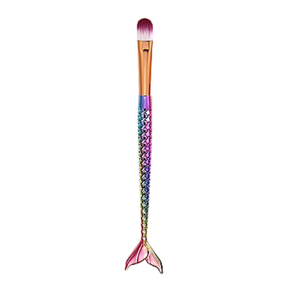 4*4*20 Cm 1 Pcs Fony Make Up Fan Blush Borstels Cosmetische Concealer Mermaid Borstel Maquiagem Borstels tool