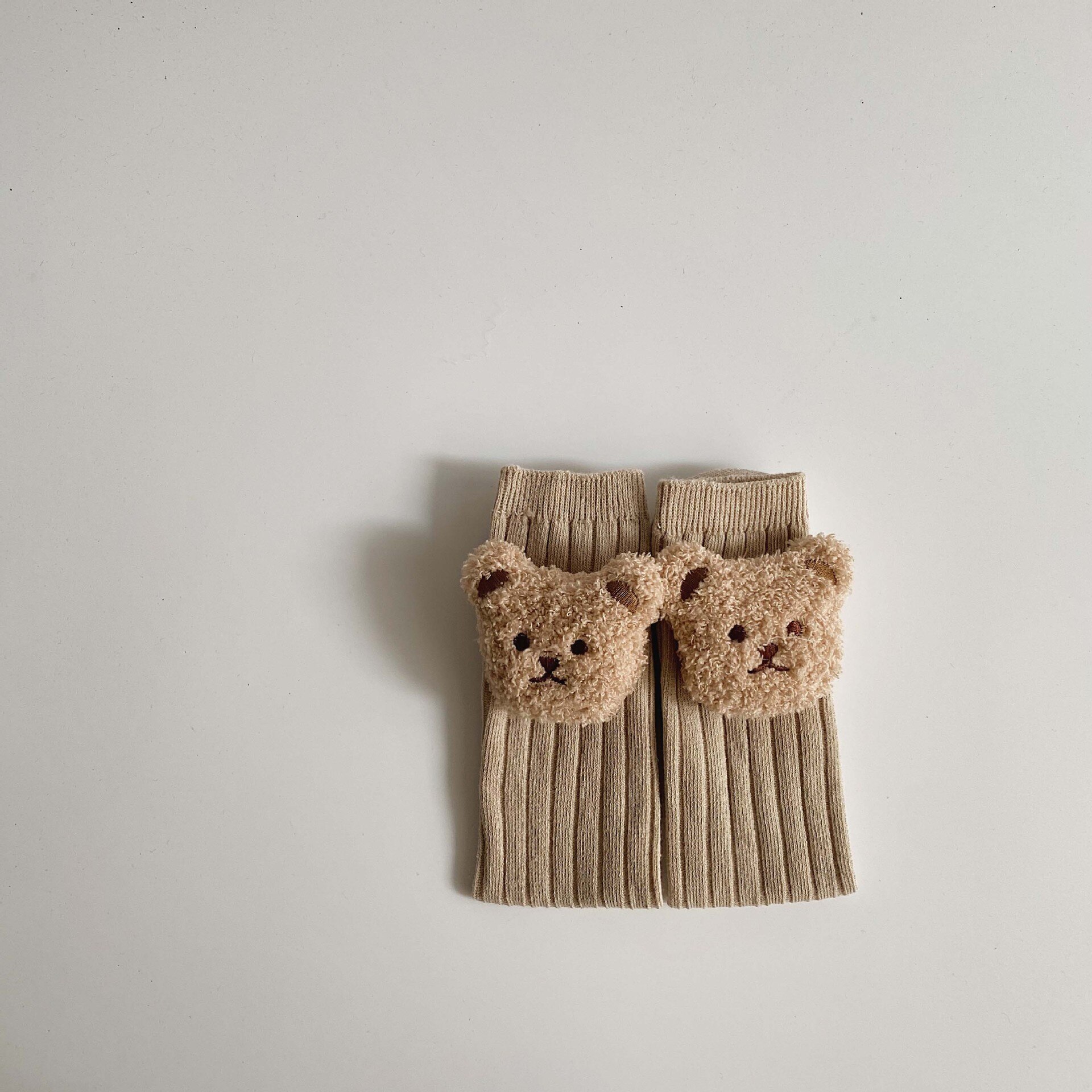 Bearless Zuigeling Kinderen Kindje Panty En Najaar Dunne Gedeelte Grote Pp Meisje 0-3 Jaar Oude Baby Een stuk Leggings: Beige