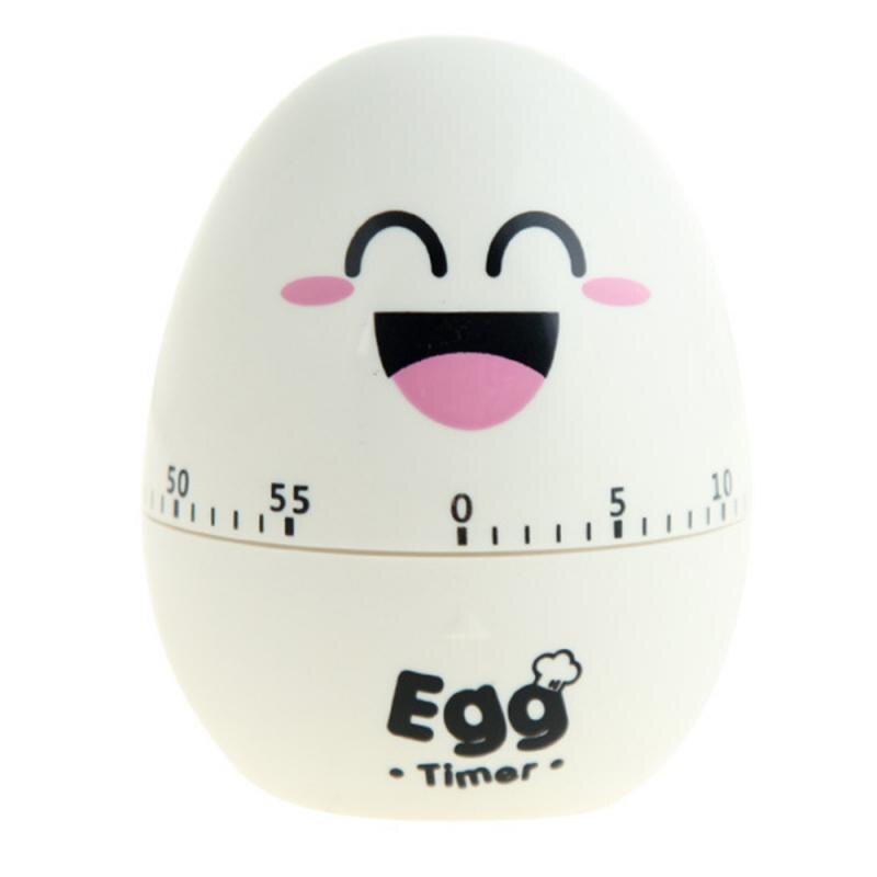 60min EGG TIMER Perfect Color Changing Yummy Hard Boiled Eggs Cooking Kitchen: White