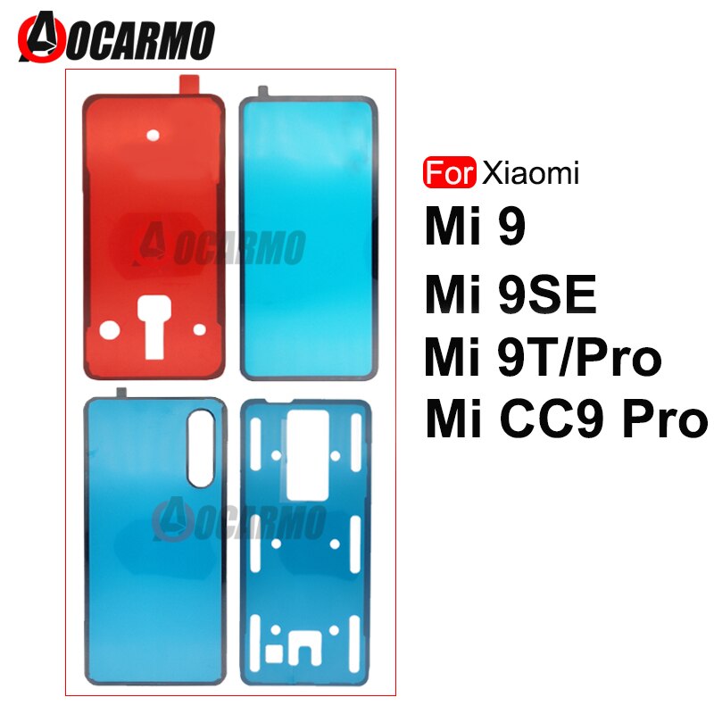 Aocarmo Terug Lijm Voor Xiaomi Mi 9 Se 9T Pro Terug Glas Cover Adhesive Camera Lens Sticker Lijm Vervanging deel