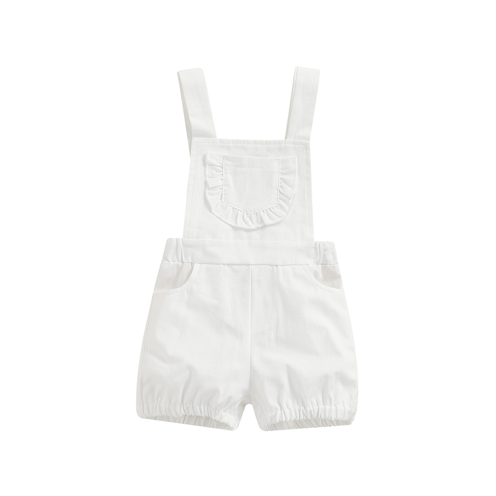 LittleForBig Korte tuinbroek, overalls, korte broek - blushing baby