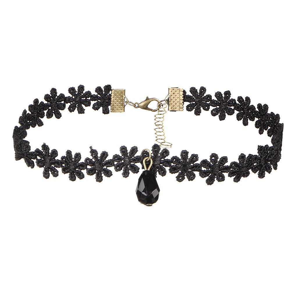 10pcs/set Charm Women Necklace Goth Simple Jewelry Necklaces choker Necklaces Collar Set Lace Necklace for Women Birthday