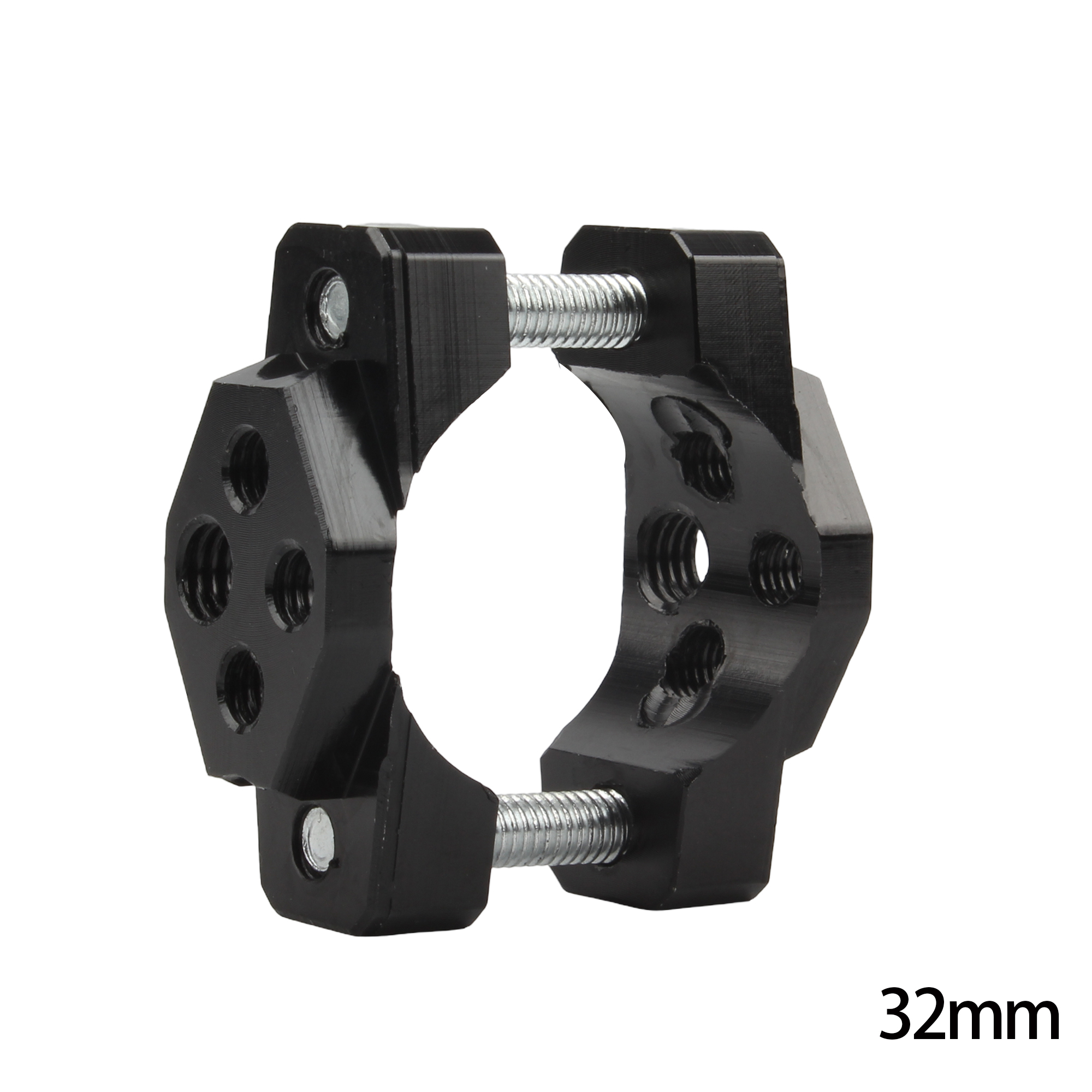 Stent de moto 32-54mm, support de guidon, pince de pare-chocs, projecteur auxiliaire, Clip de montage de phare, support de guidon de téléphone: Beige