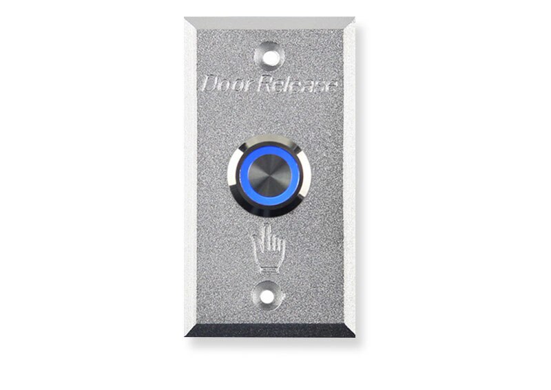 Metalen Roestvrij Schakelaar deur exit push te open Home Release Knop met LED Licht Voor Toegangscontrole Lock Systeem NO/COM: M1 with LED light