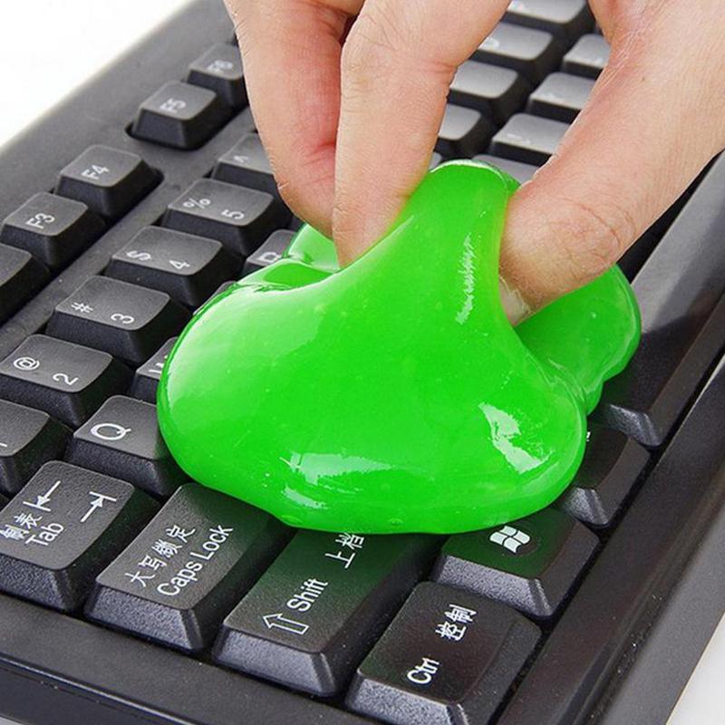 Auto reinigung weichen gummi praktisch Computer bildschirm schlamm staub Luft Auslauf entfernung tastatur reinigung D6V4