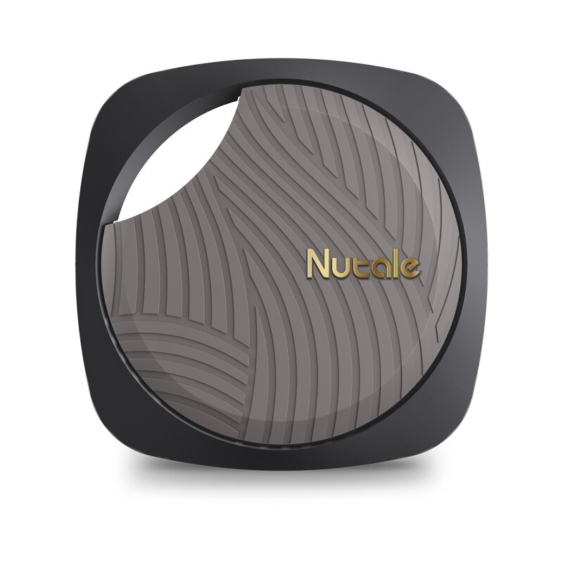 Nut Focus F9 – localisateur de clé intelligente, étiquette GPS, Bluetooth intelligent, rappel Anti-perte, portefeuille pour animaux de compagnie, téléphone pour enfants, localisateur GPS: 1pc black