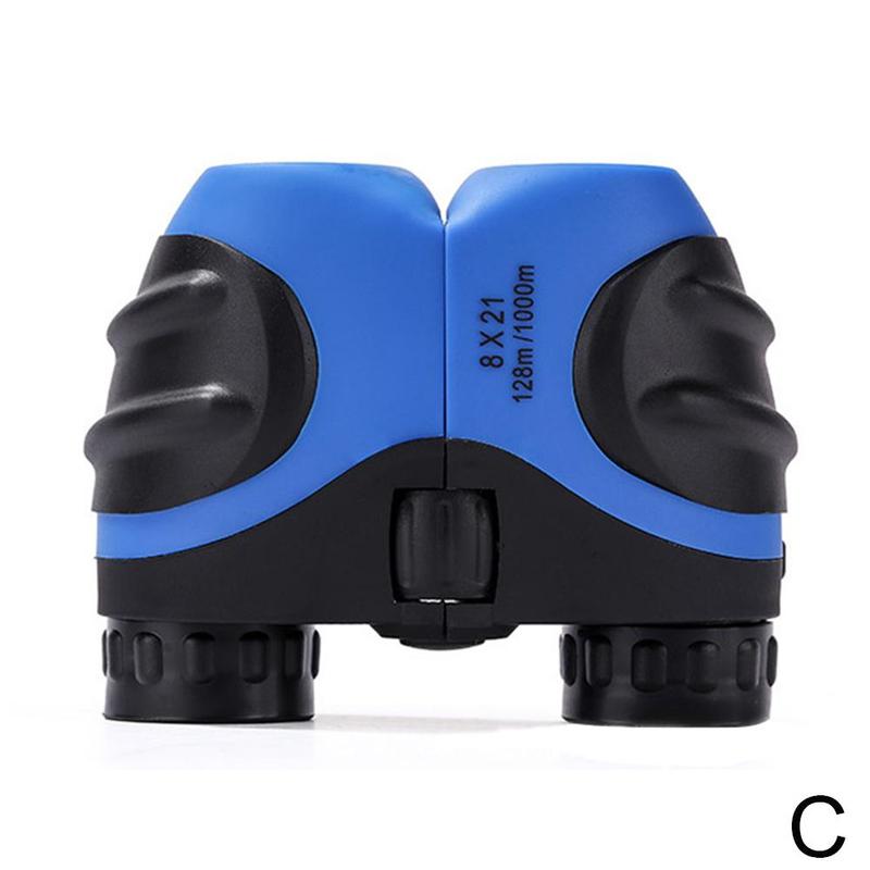 Bambini's telescopio binocolo 8x21 pieghevole mini di notte portatile ad alta potenza telescopio ad alta definizione D0O2: blu