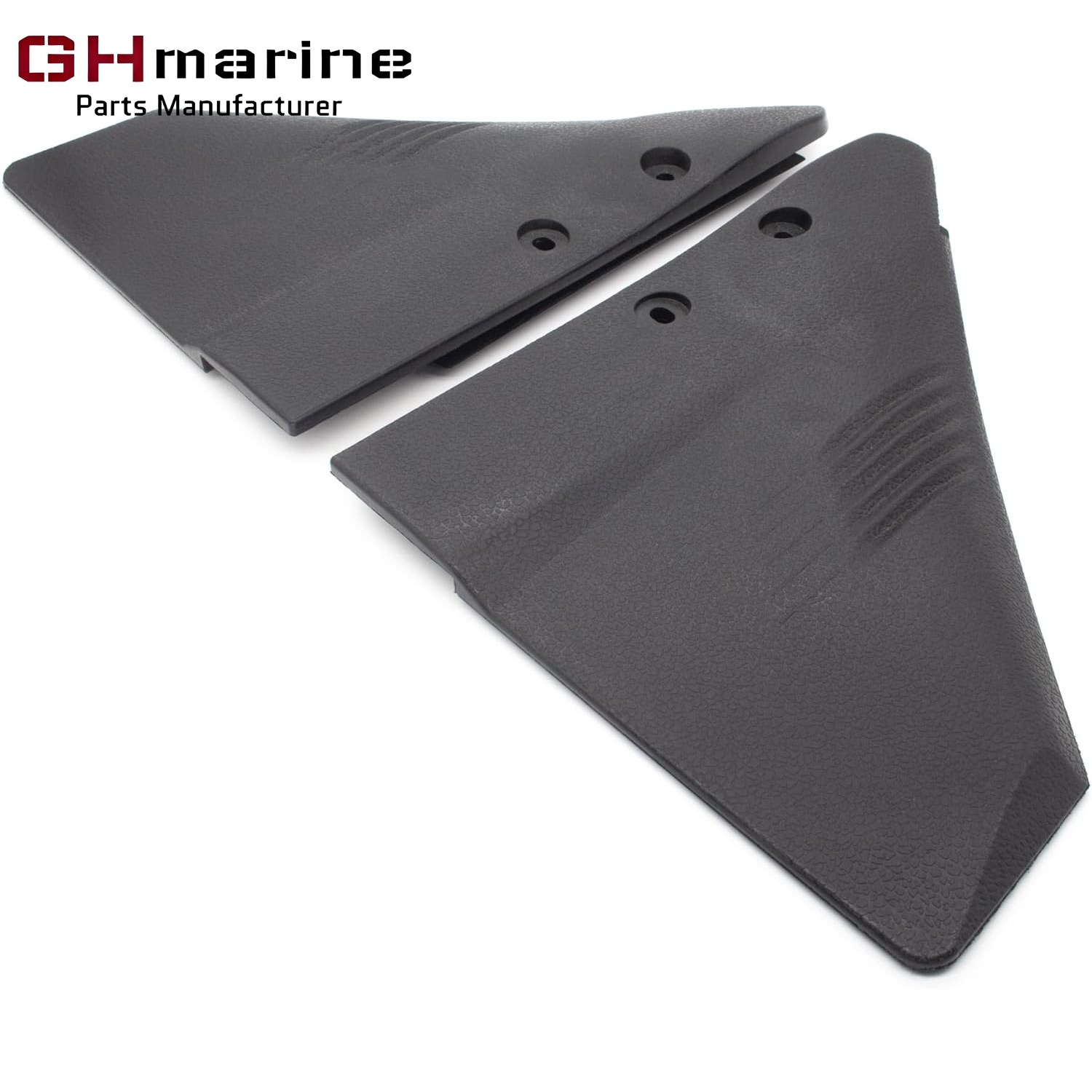 Boat Hydrofoil Stabilizer for Marine 5 - 150 HP Outboard and Sterndrive Motors Made of PA66 Plastic Black