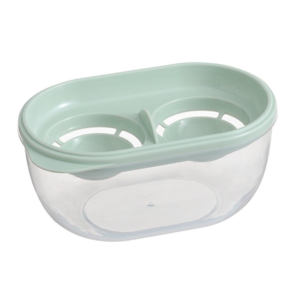 3 Kleuren Plastic Ei Separator Eiwit Separator Yolk Sifting Chef Eetkamer Koken Gadget Keuken Ei Tool Eiwit Separator: green