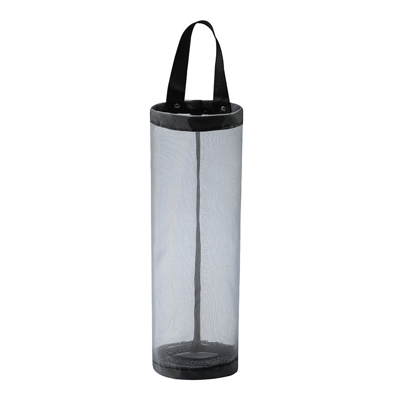 Sac de rangement en plastique en maille, sac plastique suspendu, collecteur de déchets de cuisine, extraction et stockage: Ardoisé