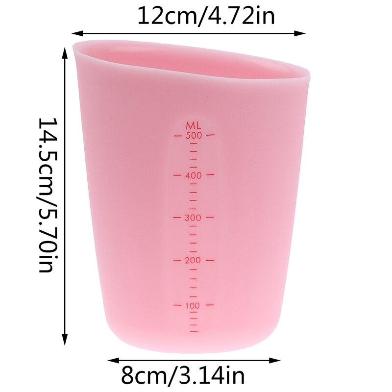 Silicone Measuring Cup Precision Graduated Kitchen Measuring Tool Jug Pour Spout Baking Cooking Tool For Butter Water: PKL