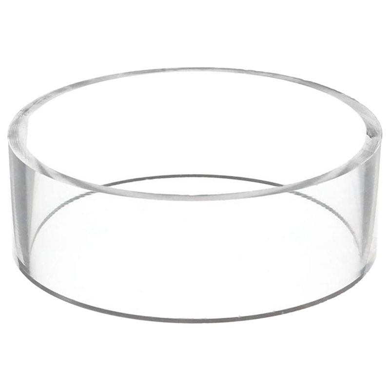 Présentoir en acrylique transparent, support rond en plastique pour balle de Golf, Baseball, Tennis, Football