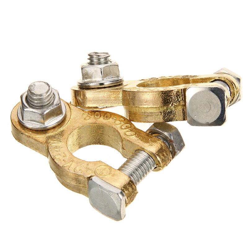 2pcs Universal Battery Pole Terminals Positive Negative Car Battery Terminals Clamp Connector For Auto Motor Vehicle