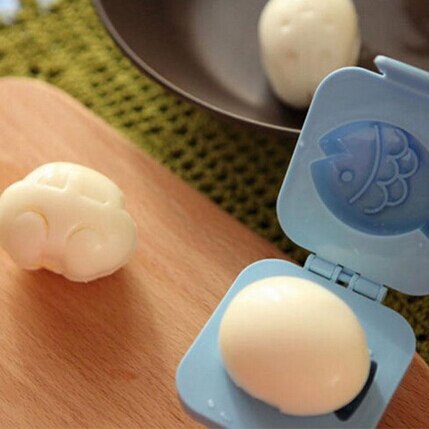 1Pcs Boiled Egg Mold Cute Cartoon 3D Egg Ring Mould Bento Maker Cutter Decorating Egg Tool
