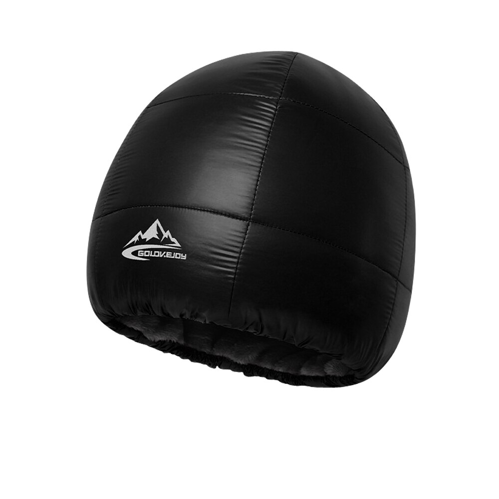 L.Mirror 1 Uds. Gorro de invierno para esquiar resistente al viento y al agua al aire libre, gorro de terciopelo para esquiar y esquiar, accesorios para esquiar al aire libre: Black