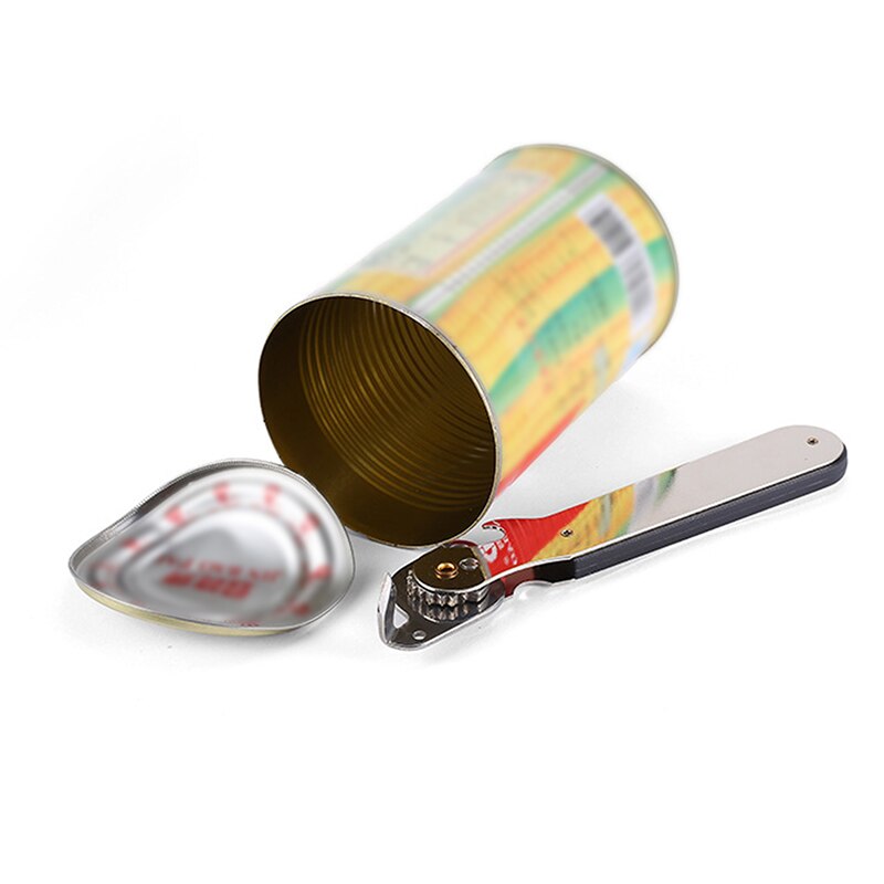 Ouvre-boîte manuel en acier inoxydable, ouvre-boîte de cuisine, piercing de bouteille de vin et de bière pour Restaurant, Camping à domicile