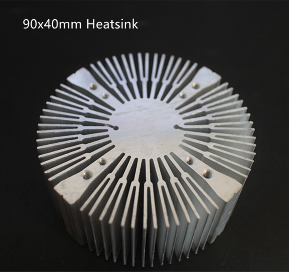 90*40Mm Aluminium Heatsink Ronde Voor 20W 30W 50W ... – Grandado