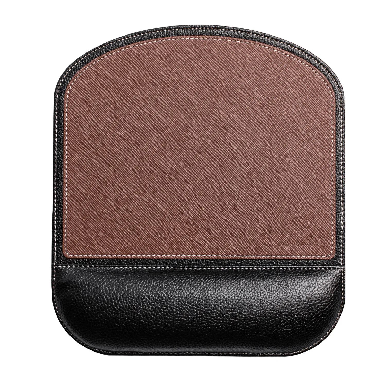 Ergonomic Comfortable Mice Mat Home Office Wrist Support Wrist Mouse Pad Leather Mouse Pad Keyboard Mat Mouse Pad: WHITE