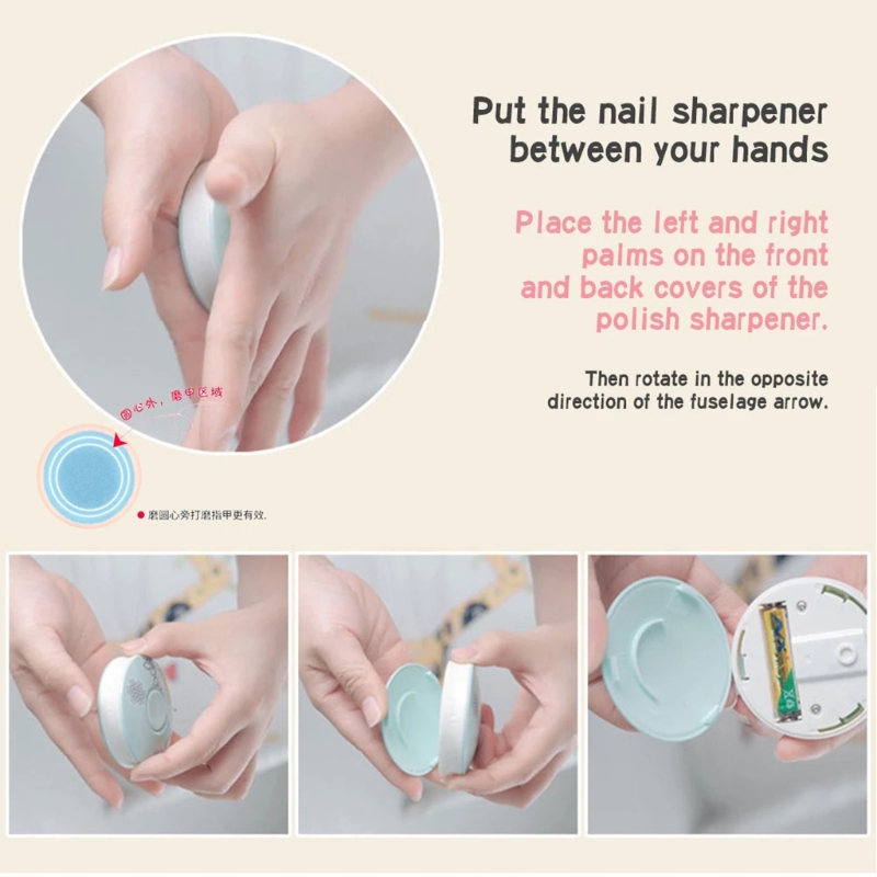 Zuigeling Nail Care Safe Nagelknipper Cutter Baby Elektrische Nail Trimmer Kids Nail Polijstmachine Manicure Set