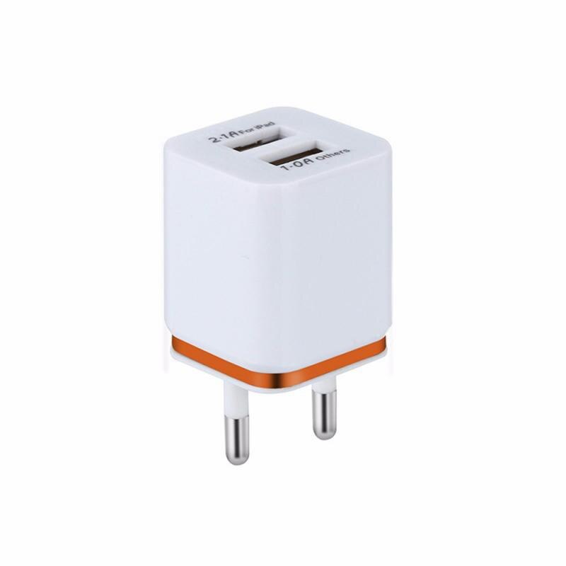 Dual USB Ladegerät 2,1 EINE Schnelle Lade Universal Reise EU/UNS Stecker Adapter Tragbare Wand Handy Ladegerät Für IPhone Für Huawei: red EU