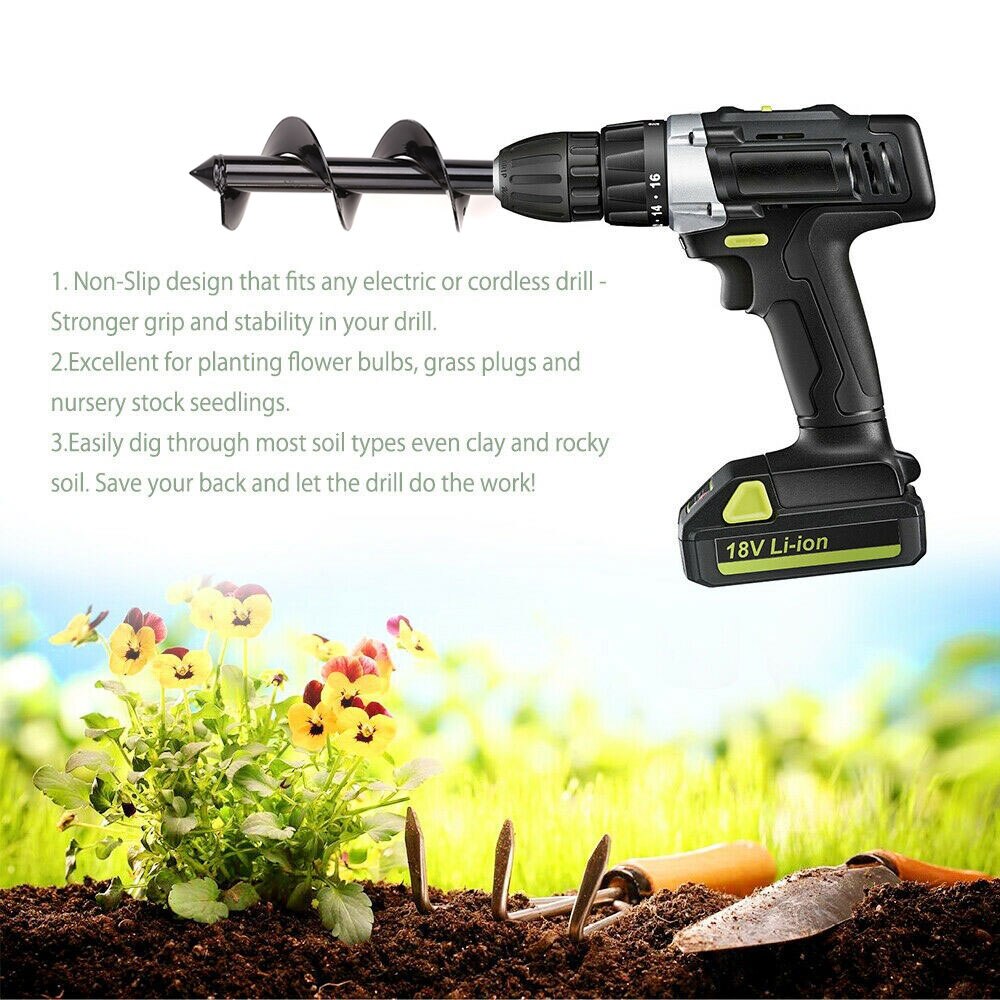 Ground Drill Mining Tool Durable High Speed Steel Ground Drill Mining Tool Practical 18cm