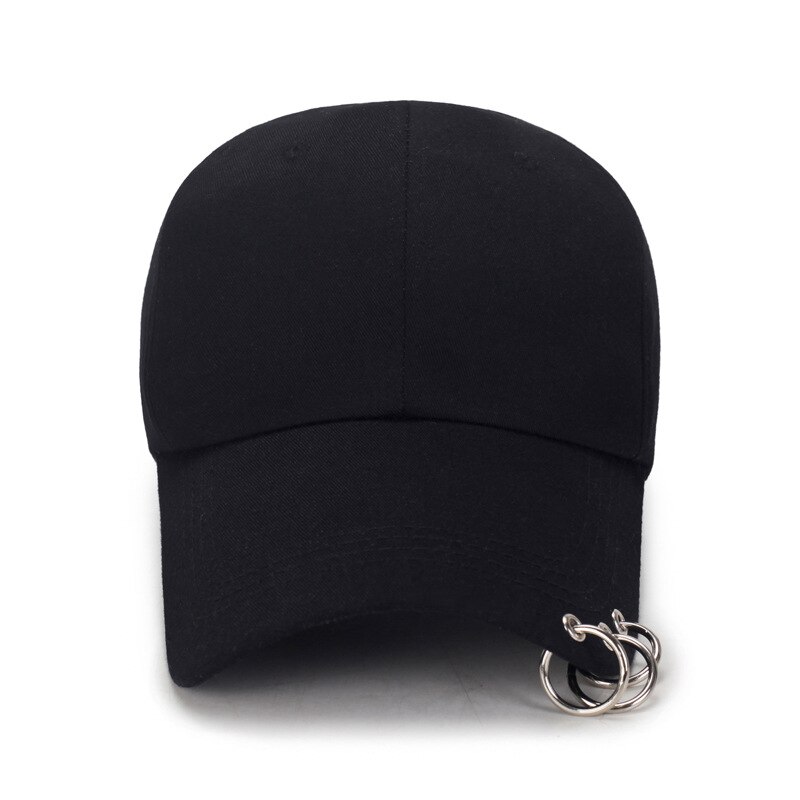 1Pcs Verstelbare Baseball Hoed Met Ring Outdoor Sport Zon Cap Voor Vrouwen Mannen Mode Snapback Hoeden