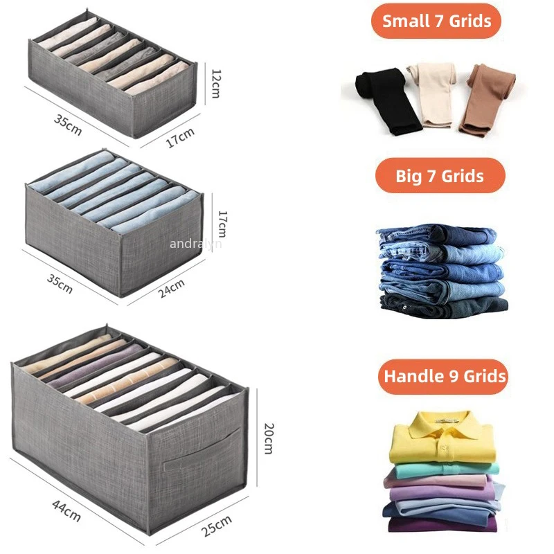 Closet Pants Organizer Cabinet Storage Organizer Box Storage Clothes Organizer For Underwear Sock Shirt Jeans Pants Organization