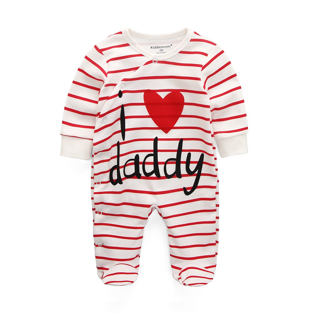 1Pcs Willekeurige Baby Kleding Baby Rompertjes Katoenen Baby Lange Mouw Jumpsuits Jongen Meisje Pasgeboren Baby Kleding Set