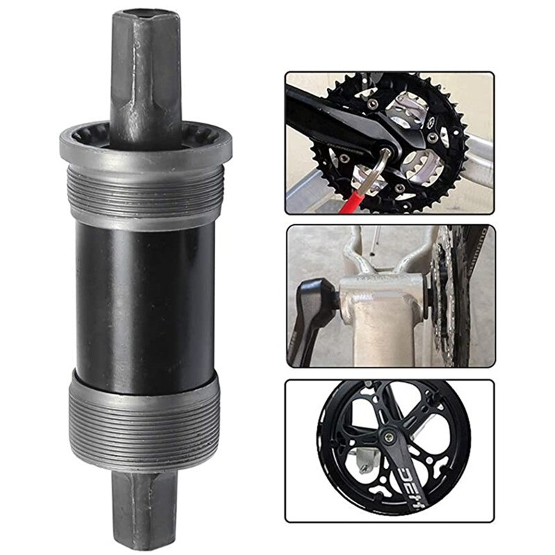 Vierkante Mountain Fiets Trapas 68*103 108 110 113 116 118 120 122 124 126 127Mm Road mtb Fiets Bb Sets As