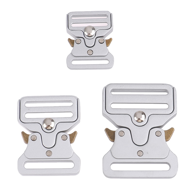 Metal Strap Buckles For Webbing DIY Bag Luggage Clothes Accessories Clip Buckles