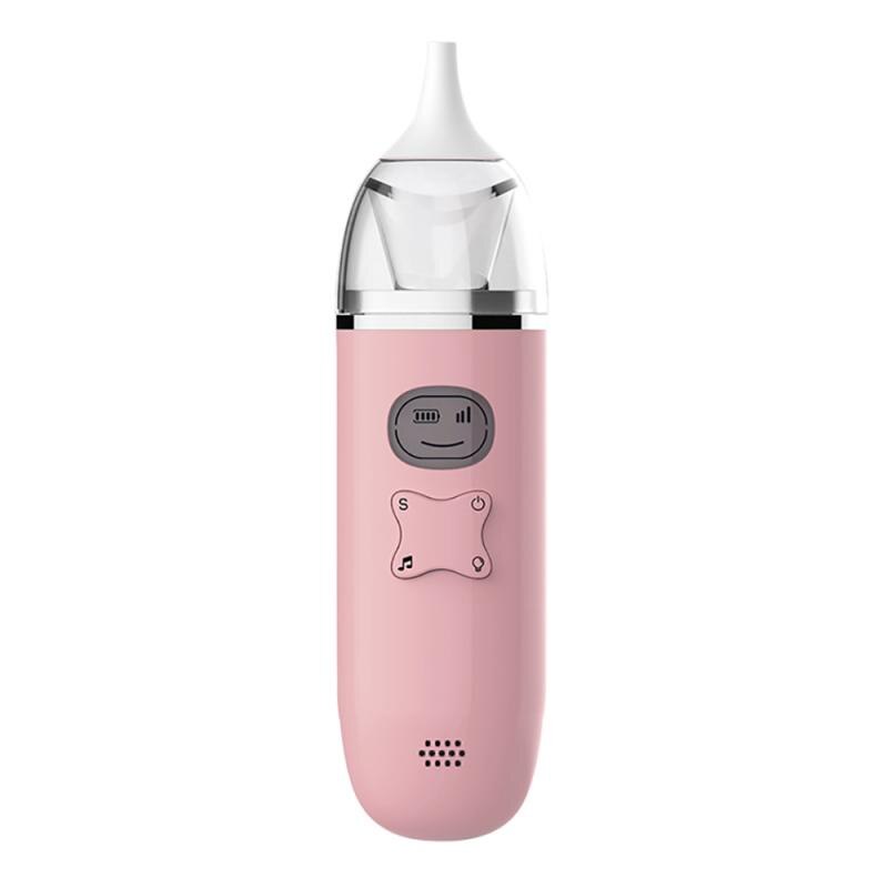 Elektrische Baby Neuszuiger Elektrische Neus Cleaner Usb Sniffling Apparatuur Veilig Hygiënische Neus Snot Reiniger Voor Pasgeborenen Jongen Gir: pink